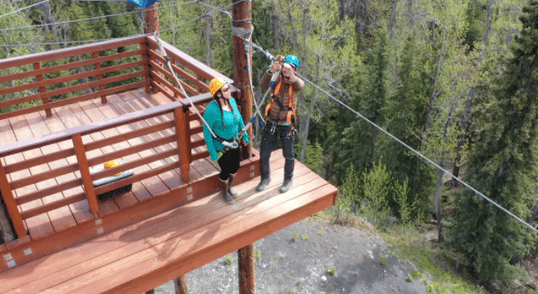 How does a zip line work?