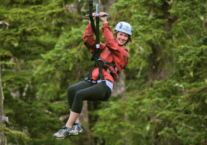 How does a zip line work?